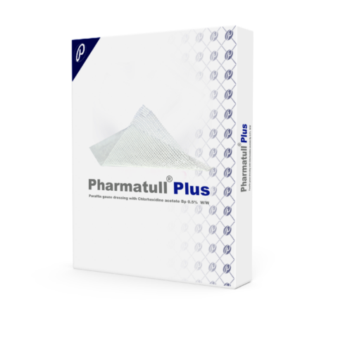 Pansements Pharmatull Plus chlorhexidine 10 × 10 cm – boîte de 10