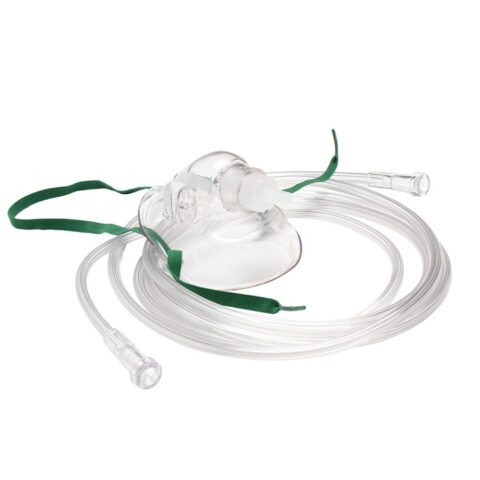 Masque à oxygène avec tuyau 2 m – enfant